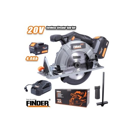 Cordless Circular Saw Set with one battery 20V