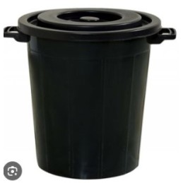 plastic waste bin trash 50 L