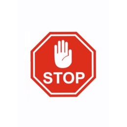 Stop Sign Plastic 20*30