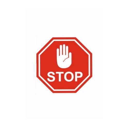 Stop Sign Plastic 20*30