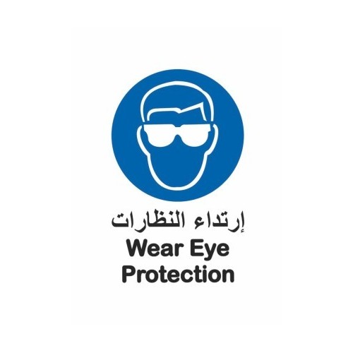 Wear Eye Protection Sign 30 *20