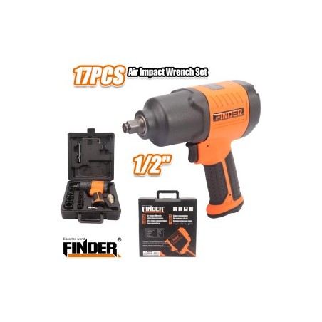 AIR IMPACT WRENCH SET 1/2" FINDER