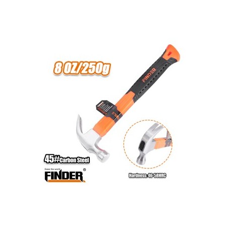 CLAW HAMMER 250G FINDER