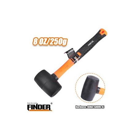 RUBBER HAMMER 8 OZ / 250G FINDER