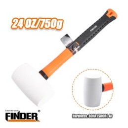 RUBBER HAMMER 24 OZ / 750G FINDER