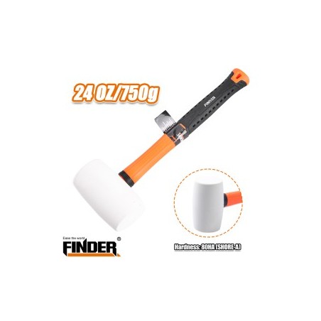 RUBBER HAMMER 24 OZ / 750G FINDER