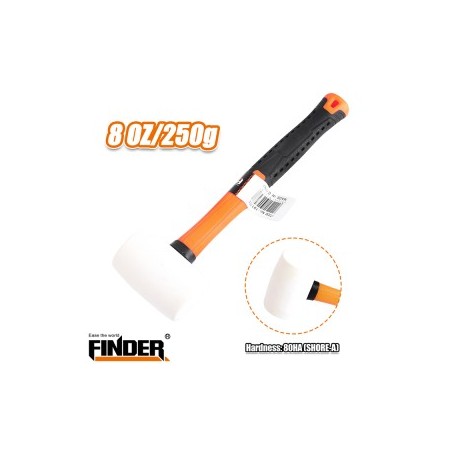 شاكوش ربر ابيض FINDER 8 OZ/250G