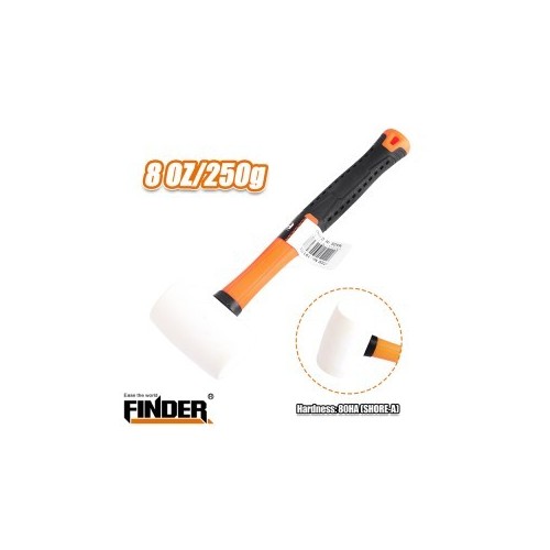 RUBBER HAMMER 8 OZ / 250G FINDER