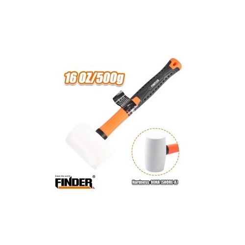 شاكوش ربر ابيض FINDER 16 OZ/500G