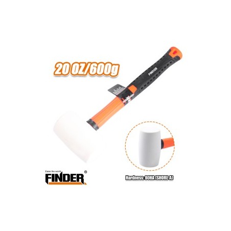 RUBBER HAMMER 20 OZ / 600G FINDER