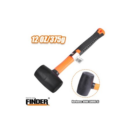 RUBBER HAMMER 12 OZ / 375G FINDER