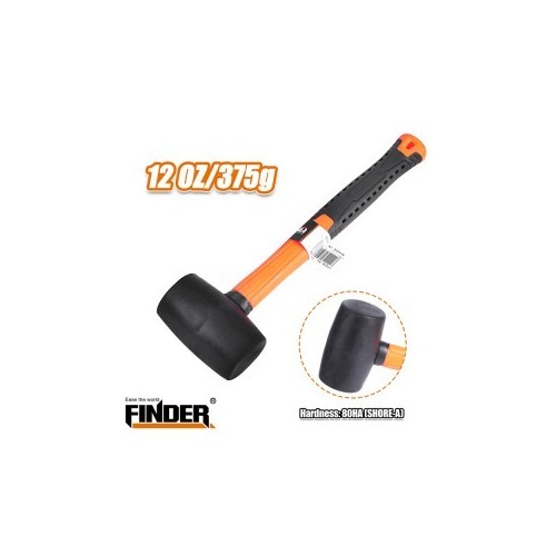 RUBBER HAMMER 12 OZ / 375G FINDER