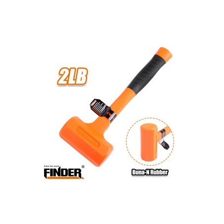 Dead Blow Rubber Hammer 2LB FINDER