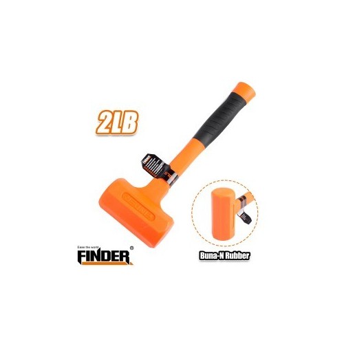 Dead Blow Rubber Hammer 2LB FINDER