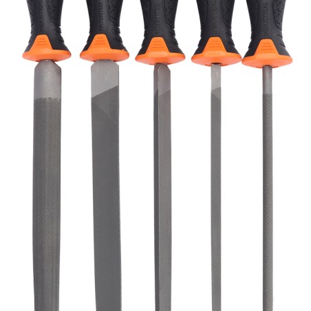 STEEL FILE SET 5 PCS 8" FINDER