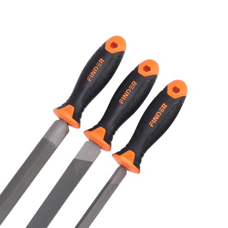 STEEL FILE SET 3 PCS 8" FINDER