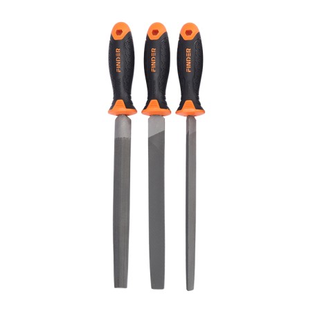 STEEL FILE SET 3 PCS 8" FINDER