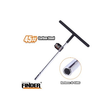 T HANDLE SOCKET WRENCH 8MM FINDER