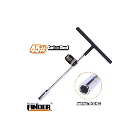 T HANDLE SOCKET WRENCH 10MM FINDER