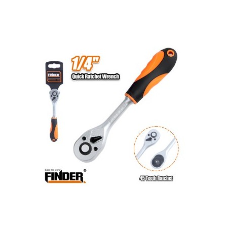 QUICK RATCHET WRENCH 1/4" FINDER