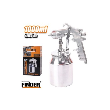 Spray Gun STANLESSTEEL 1000ML FINDER