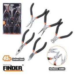 MINI PLIERS SET 5 PCS FINDER