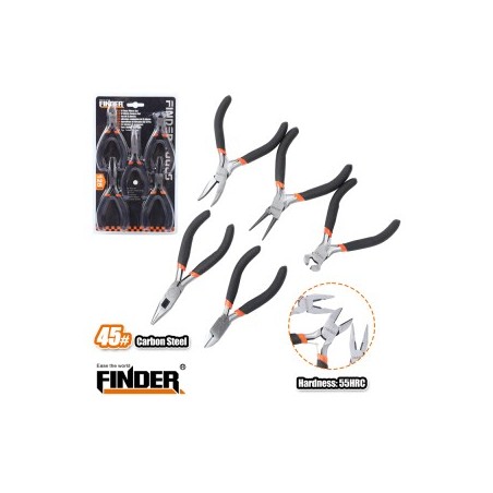 MINI PLIERS SET 5 PCS FINDER