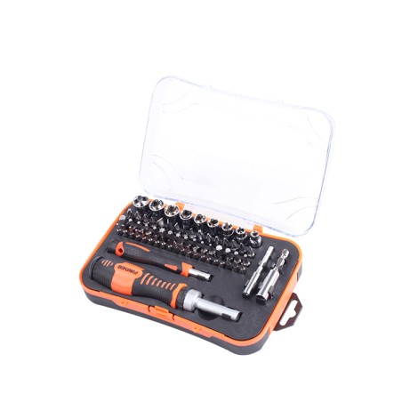 65PCS Ratchet Screwdriver And Bits Set FINDER