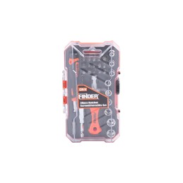 38PCS Ratchet Screwdriver And Bits Set FINDER