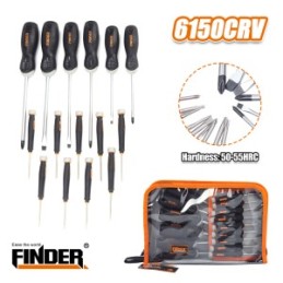 SCREWDRIVER SET 15PCS FINDER