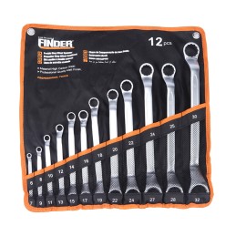 DOUBLE RING OFFSET SPANNER SET 8 - 32 MM FINDER