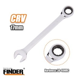 RATCHET COMINATION WRENCH 17MM FINDER