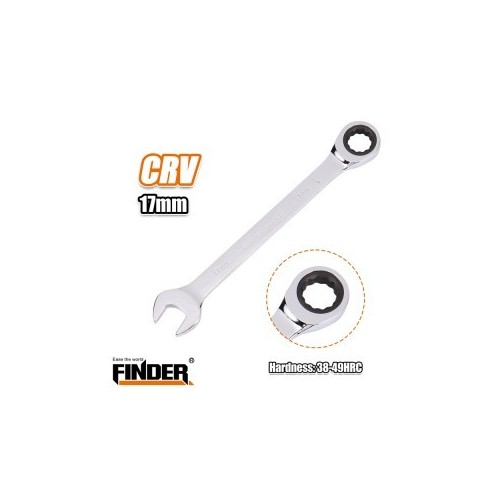 RATCHET COMINATION WRENCH 17MM FINDER