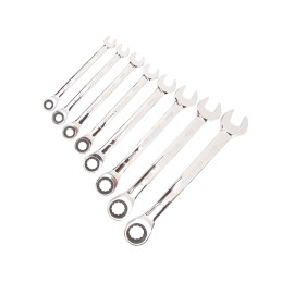 RATCHET COMBINATION WRENCH SET FINDER 8 - 19 MM