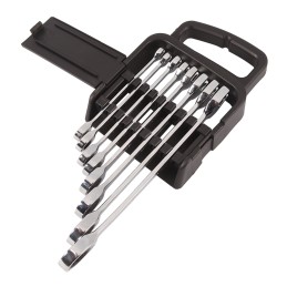 RATCHET COMBINATION WRENCH SET FINDER 8 - 19 MM