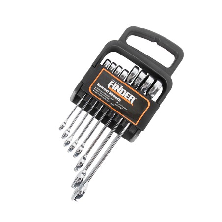 RATCHET COMBINATION WRENCH SET FINDER 8 - 19 MM