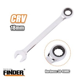 RATCHET COMINATION WRENCH 18MM FINDER