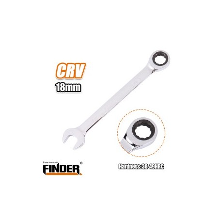 RATCHET COMINATION WRENCH 18MM FINDER