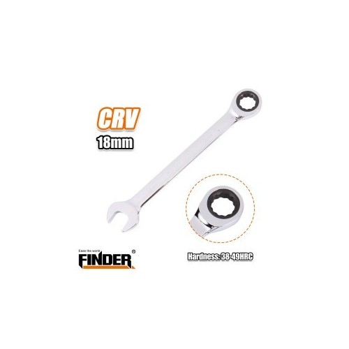 RATCHET COMINATION WRENCH 18MM FINDER