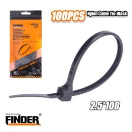 CABLE TIE 2.5MM 10SM FINDER