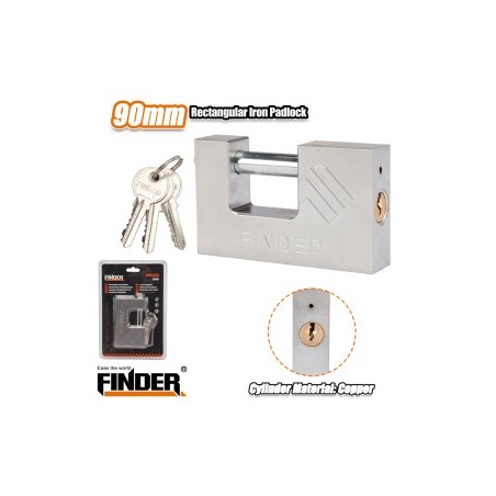 Rectangular Iron Padlock 90MM