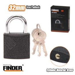 IRON PADLOCK 32 MM FINDER