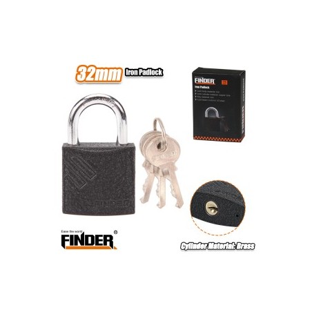 IRON PADLOCK 32 MM FINDER