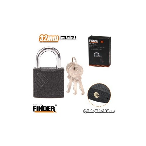 IRON PADLOCK 32 MM FINDER