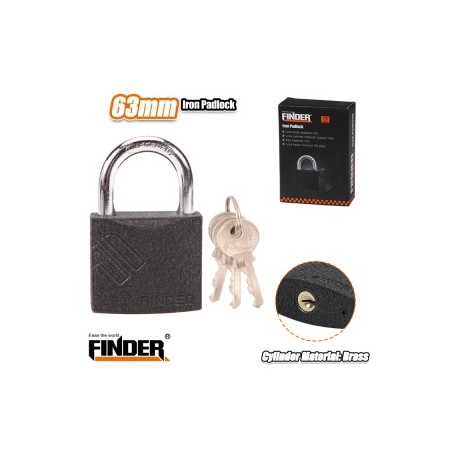 IRON PADLOCK 63 MM FINDER