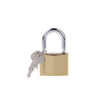 BRASS PADLOCK 50MM FINDER