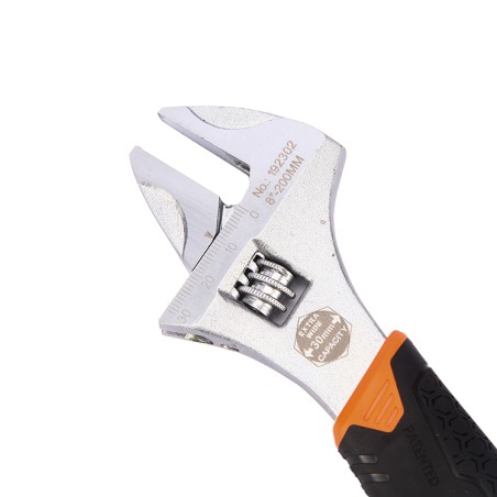 Adjustable Wrench 8" Half Blister