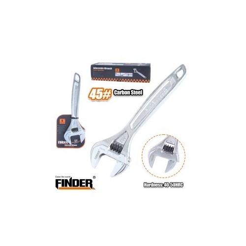 مفتاح جيدور  8" كروم  FINDER