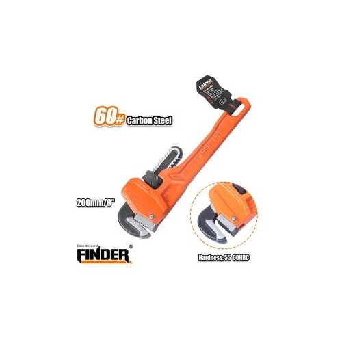 Heavy Duty Pipe Wrench 8" FINDER