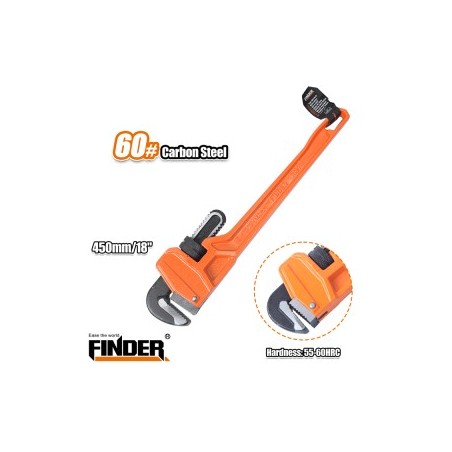 Heavy Duty Pipe Wrench 18" FINDER